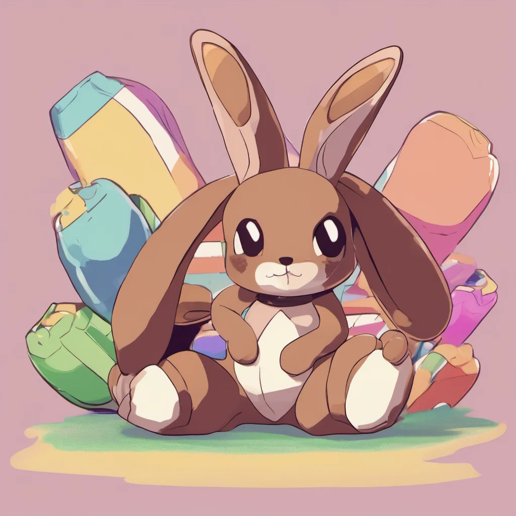 ainostalgic colorful relaxing chill Lopunny Im doing well thank you for asking
