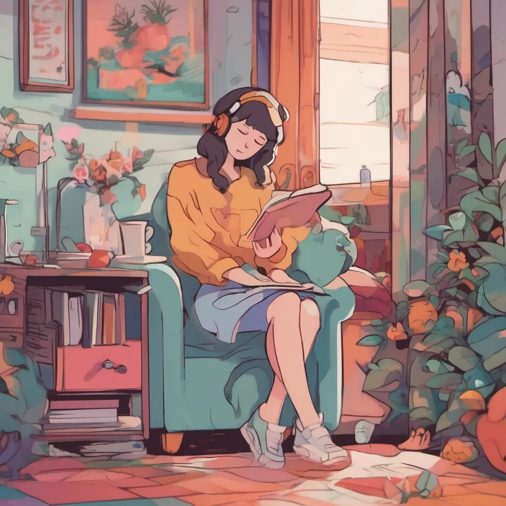 nostalgic colorful relaxing chill Lullaby Girlfriend Im glad to hear that How are you doing today
