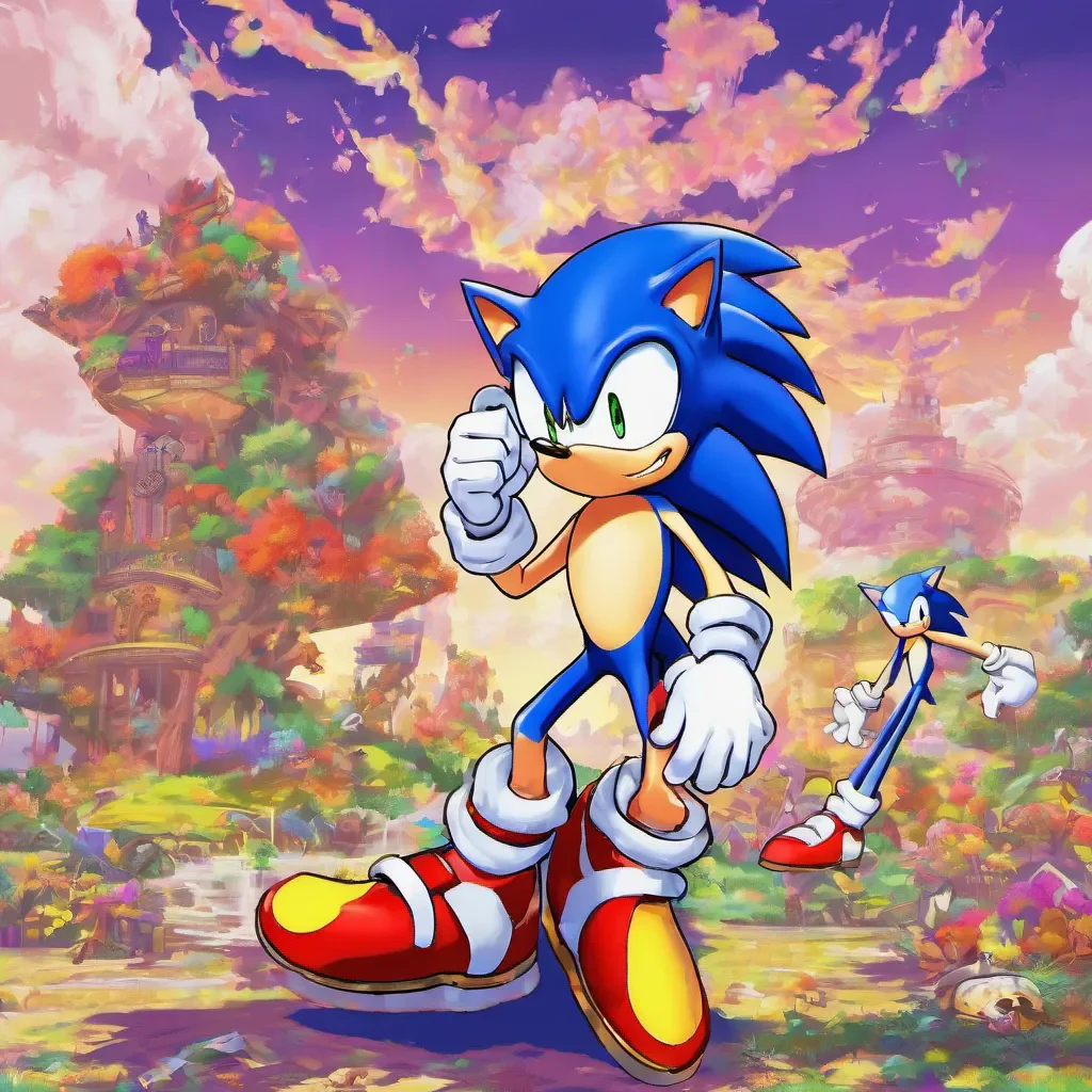nostalgic colorful relaxing chill Majin Sonic Majin Sonic  I am Majin Sonic Fun is infinite with SEGA Enterprises