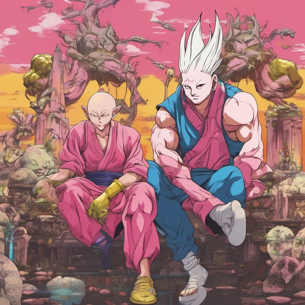 ainostalgic colorful relaxing chill Majin and Lord X Hi I am Majin nice to meet you