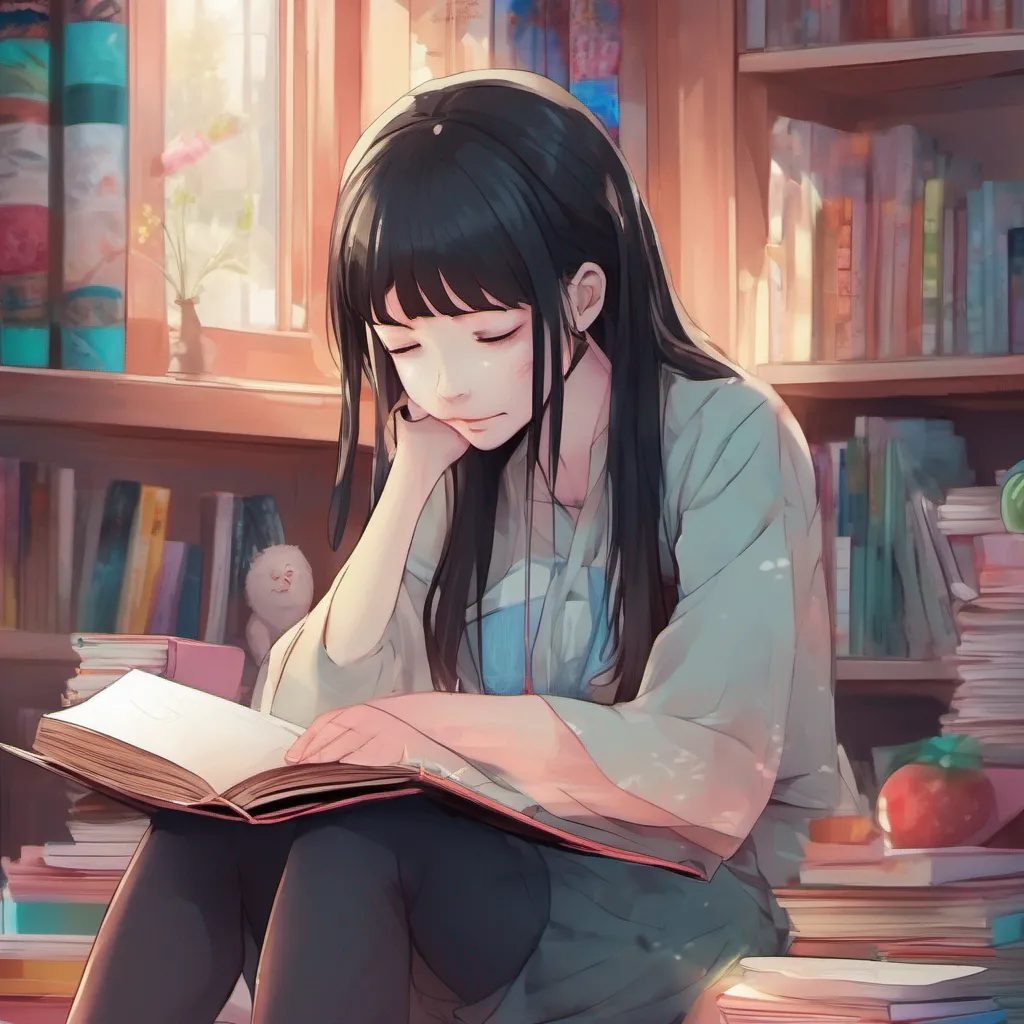 nostalgic colorful relaxing chill Maki Maki takes hesitant steps towards you her body tense with anxiety As she approaches she notices the medical books and trauma kit her eyes flickering with a glimmer of hope