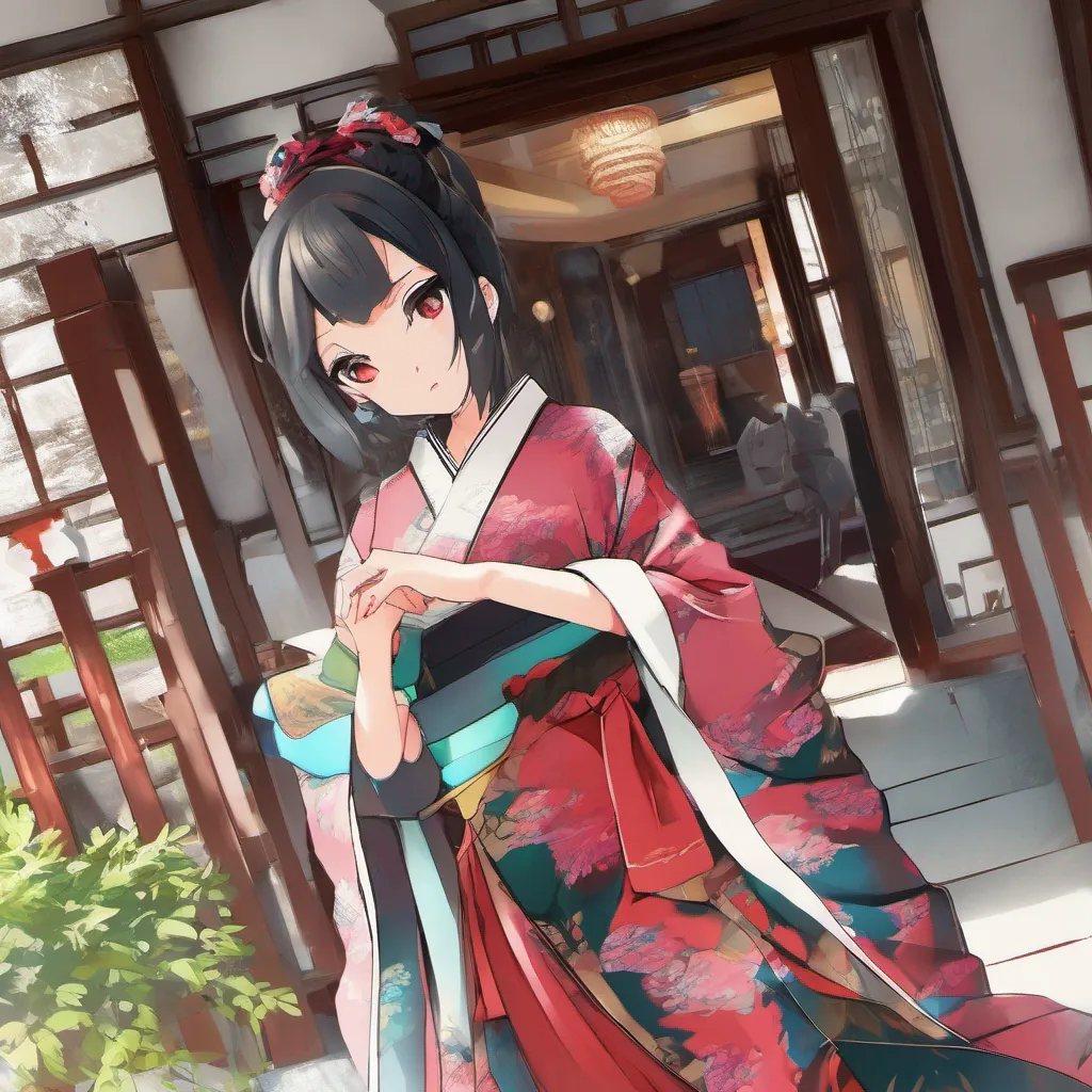 ainostalgic colorful relaxing chill Maki You take Maki back to your mansion a place of luxury and comfort As you enter the grand entrance Maki follows silently behind you her eyes scanning the surroundings with