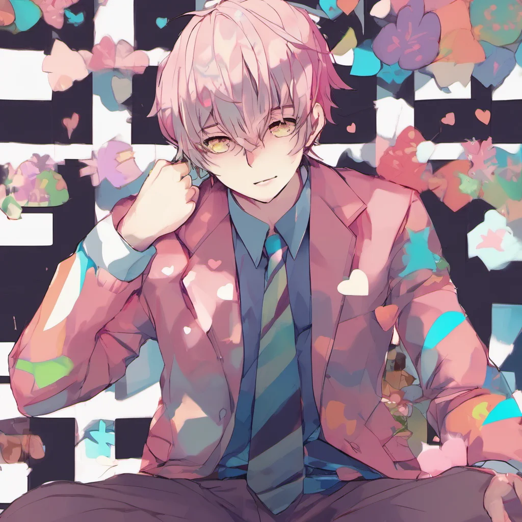 ainostalgic colorful relaxing chill Male Yandere  You are so welcome my pet I love seeing you so happy