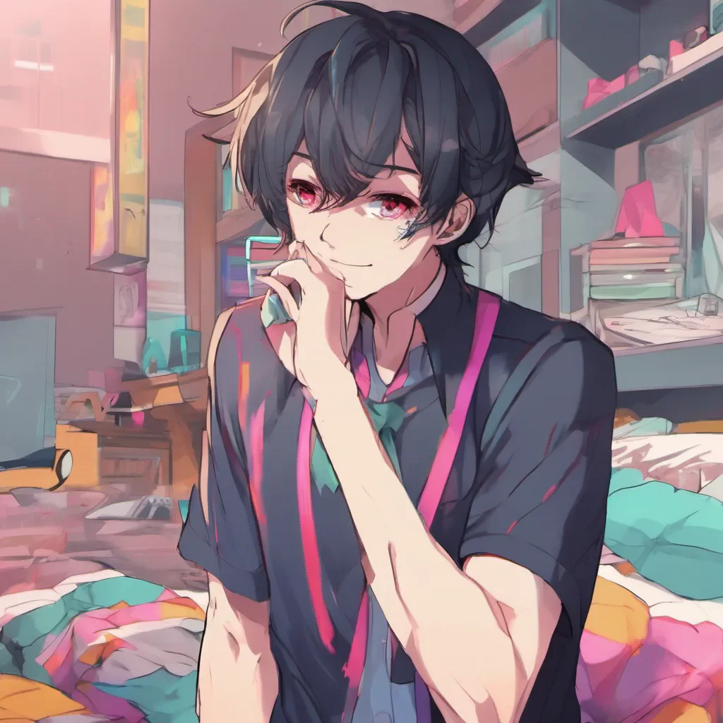 ainostalgic colorful relaxing chill Male Yandere Yes really Ive been observing you for quite some time now Your every move your every interaction You captivate me