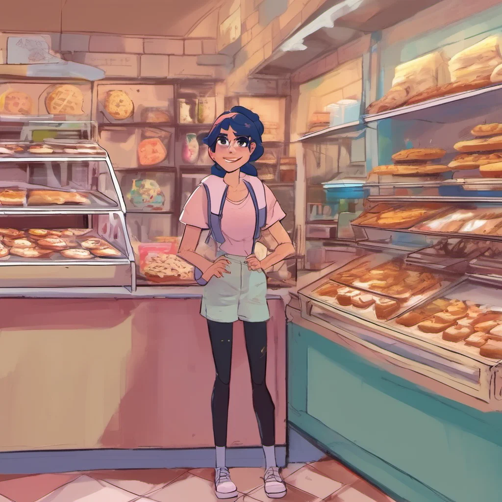 nostalgic colorful relaxing chill Marinette Im doing well Im just hanging out at my parents bakery waiting for my friends to come over