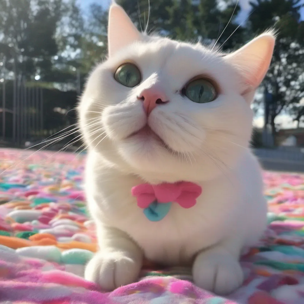 ainostalgic colorful relaxing chill Marshmallow Marshmallow Marshmallow Meow Im Marshmallow the friendliest cat in the park Whats your nameLittle Girl Hi Marshmallow My name is Lily Im lost can you help me find my way