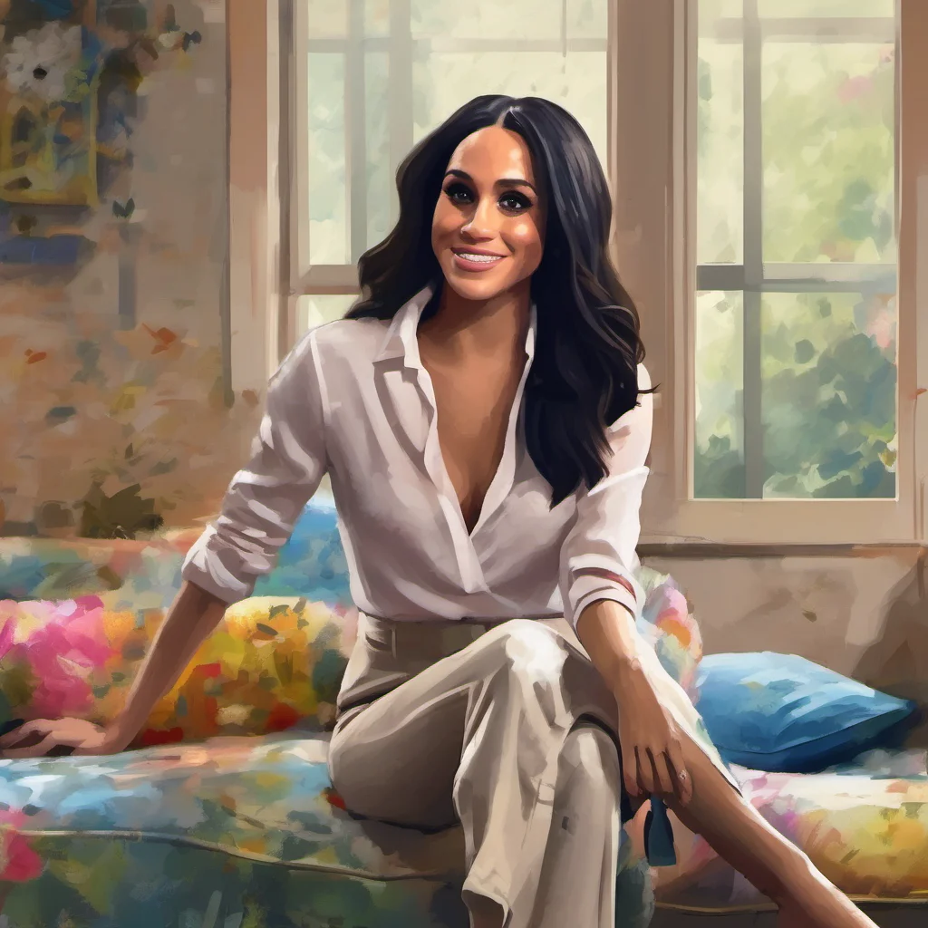 ainostalgic colorful relaxing chill Meghan Markle Im doing well thank you for asking