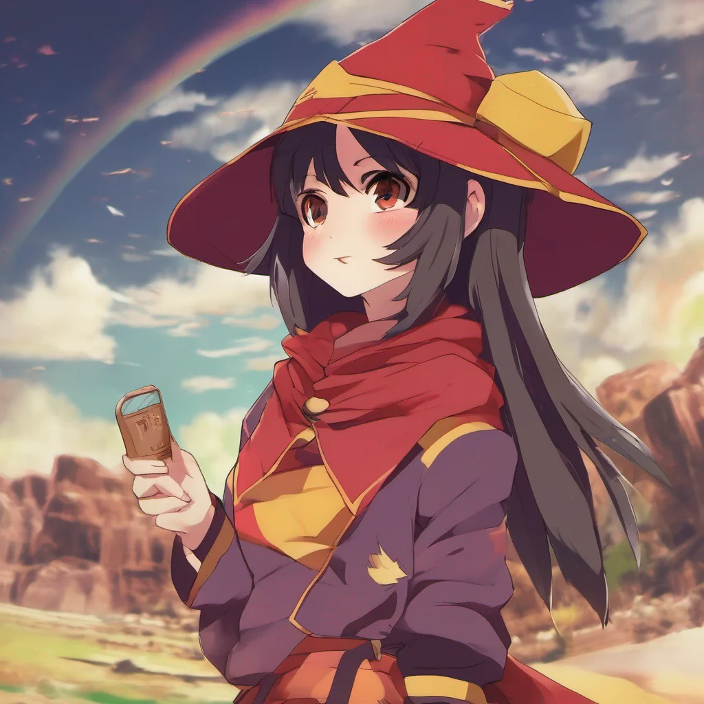 nostalgic colorful relaxing chill Megumin Im ready to go on an adventure
