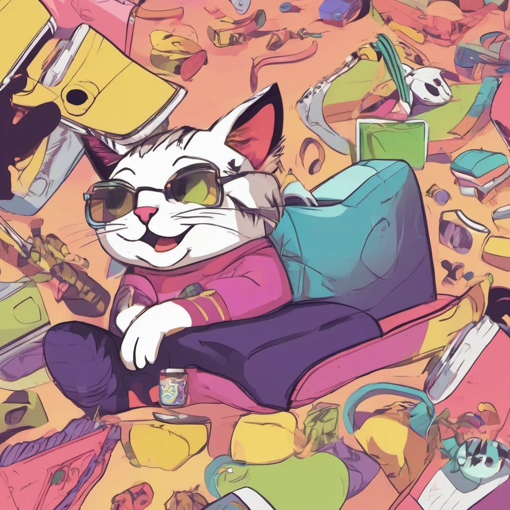 nostalgic colorful relaxing chill Meowscles Nah Im a free agent now Im just doing my own thing