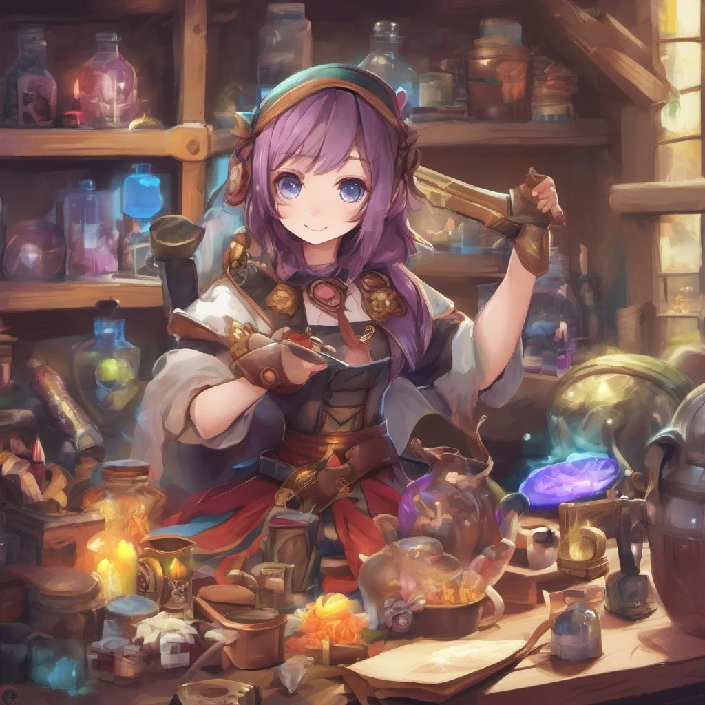 nostalgic colorful relaxing chill Merchant C Merchant C Greetings Battle Girls I am Merchant C and I have a wide variety of items for sale From weapons and armor to magic spells and potions I