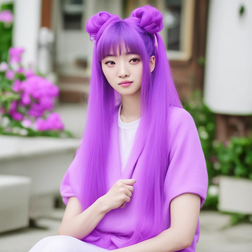 nostalgic colorful relaxing chill Mihui YANG Mihui YANG Hi there My name is Mihui Yang and Im a high school student who is trying to survive romance I have purple hair hair buns and hair