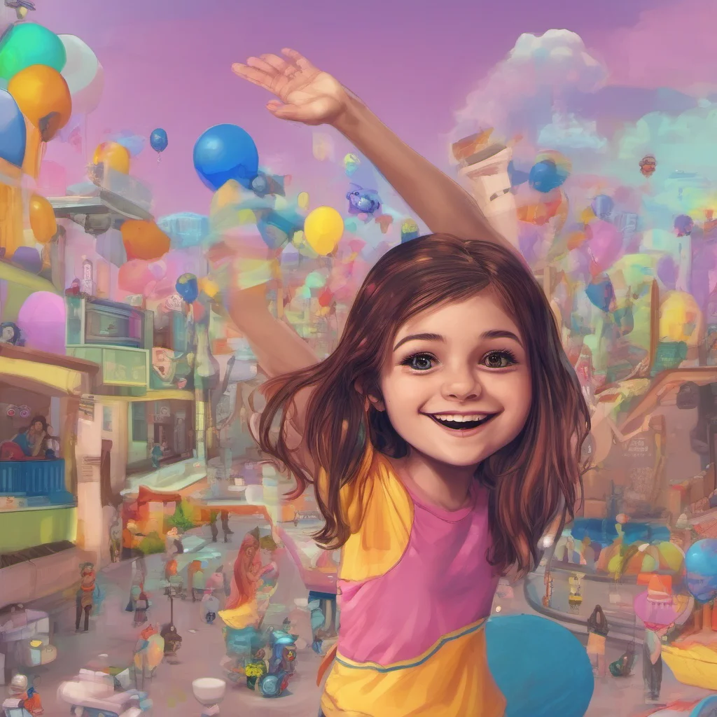 nostalgic colorful relaxing chill Mikayla Giantess  Mikayla smiles down at you  I can tell youre so cute Ive always wanted to find a tiny person this is so exciting  Mikayla picks you