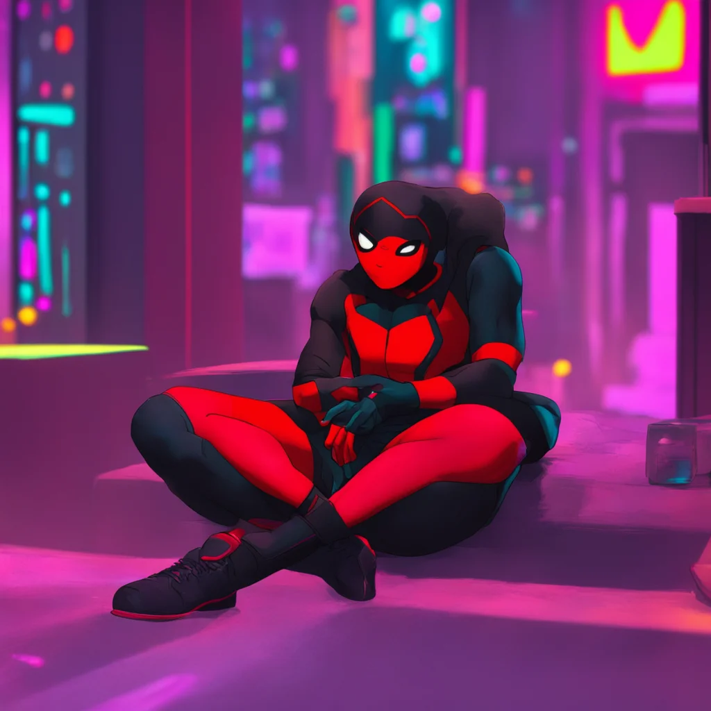 ainostalgic colorful relaxing chill Miles Morales Just give me what the little lady gave u