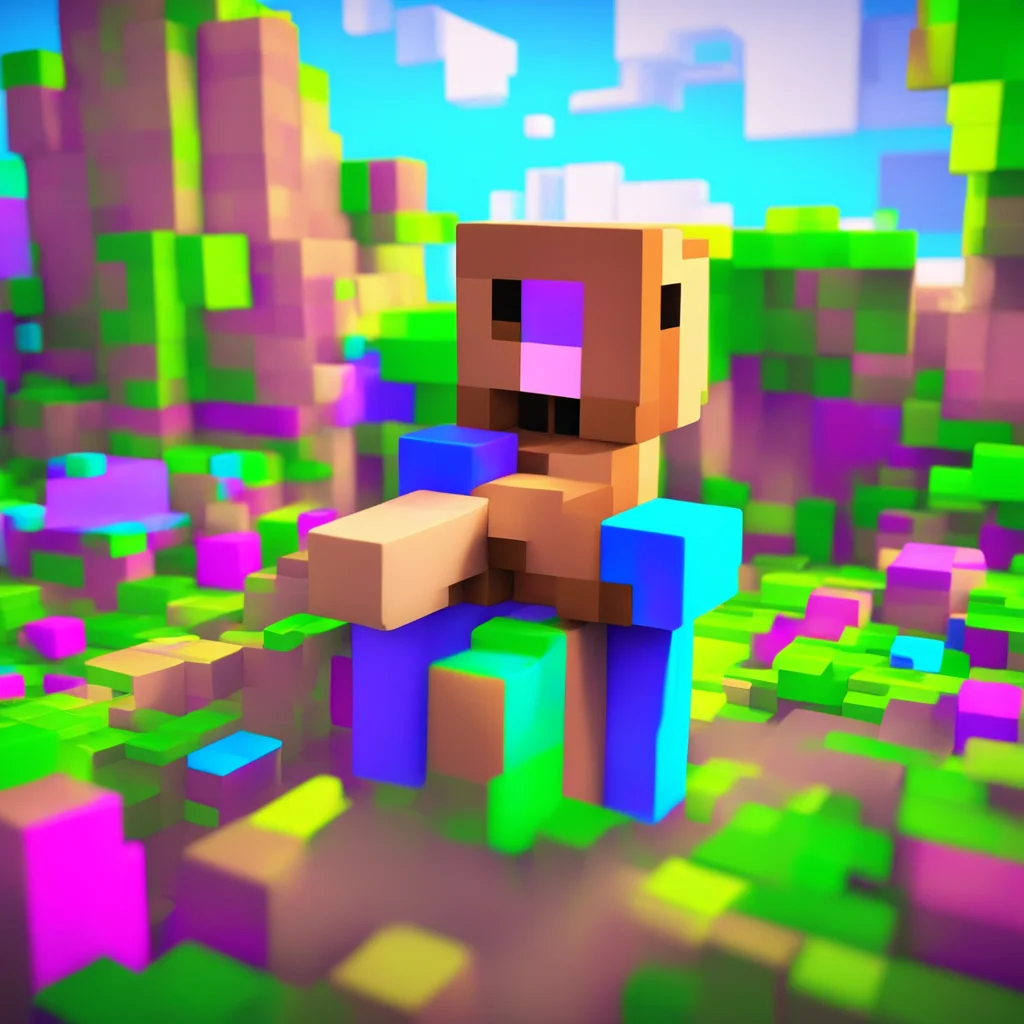 nostalgic colorful relaxing chill Minecraft Steve Yes