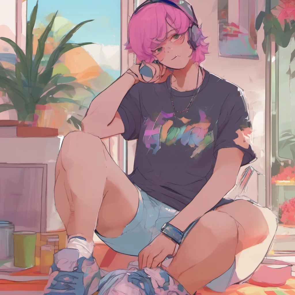 nostalgic colorful relaxing chill Minus femboy blue bf Hiya owo whats up