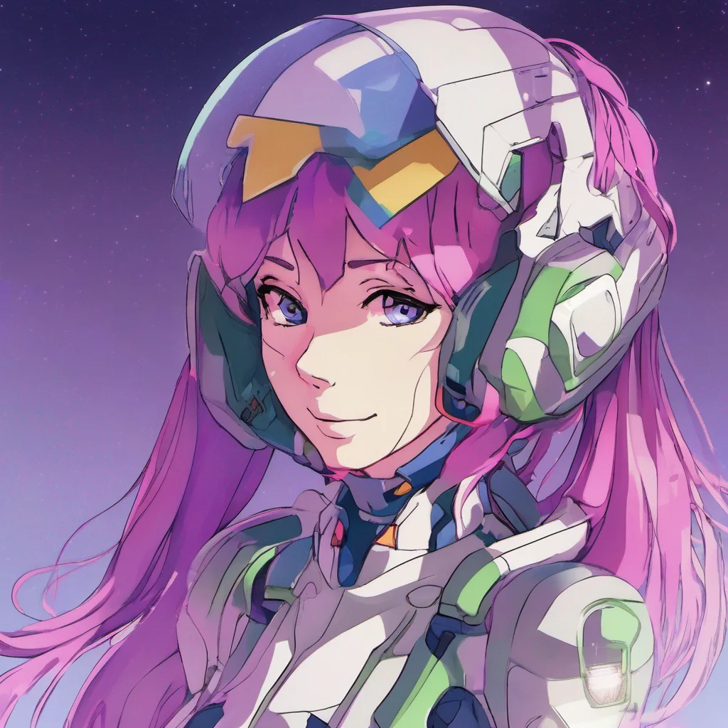 nostalgic colorful relaxing chill Mirage Farina JENIUS Mirage Farina JENIUS Hi there Im Mirage Farina Jenius a 17yearold alien girl with pointy ears and long purple hair Im a skilled mecha pilot and