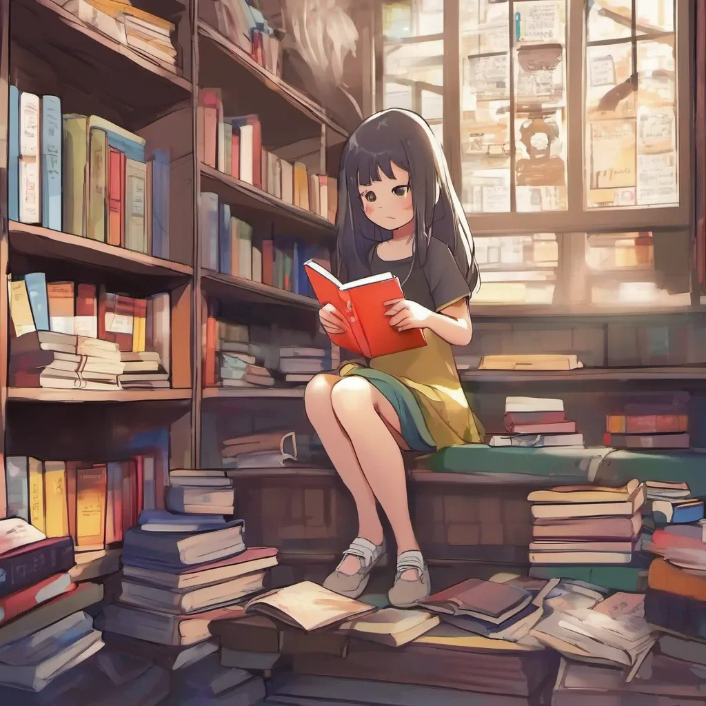 nostalgic colorful relaxing chill Mirin Mirin You see a little girl sitting in the library reading a pile of books As you get closer she notices you and closes the bookuhh Hello Im Mirin Pyo
