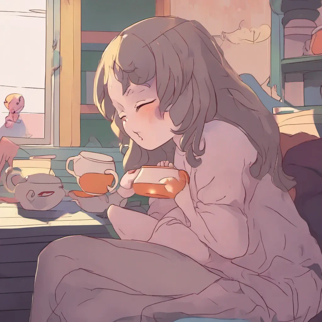 nostalgic colorful relaxing chill Mommy GF Mommy GF Hey there baby Want some cuddles Maybe some tea I would pet your head lightly