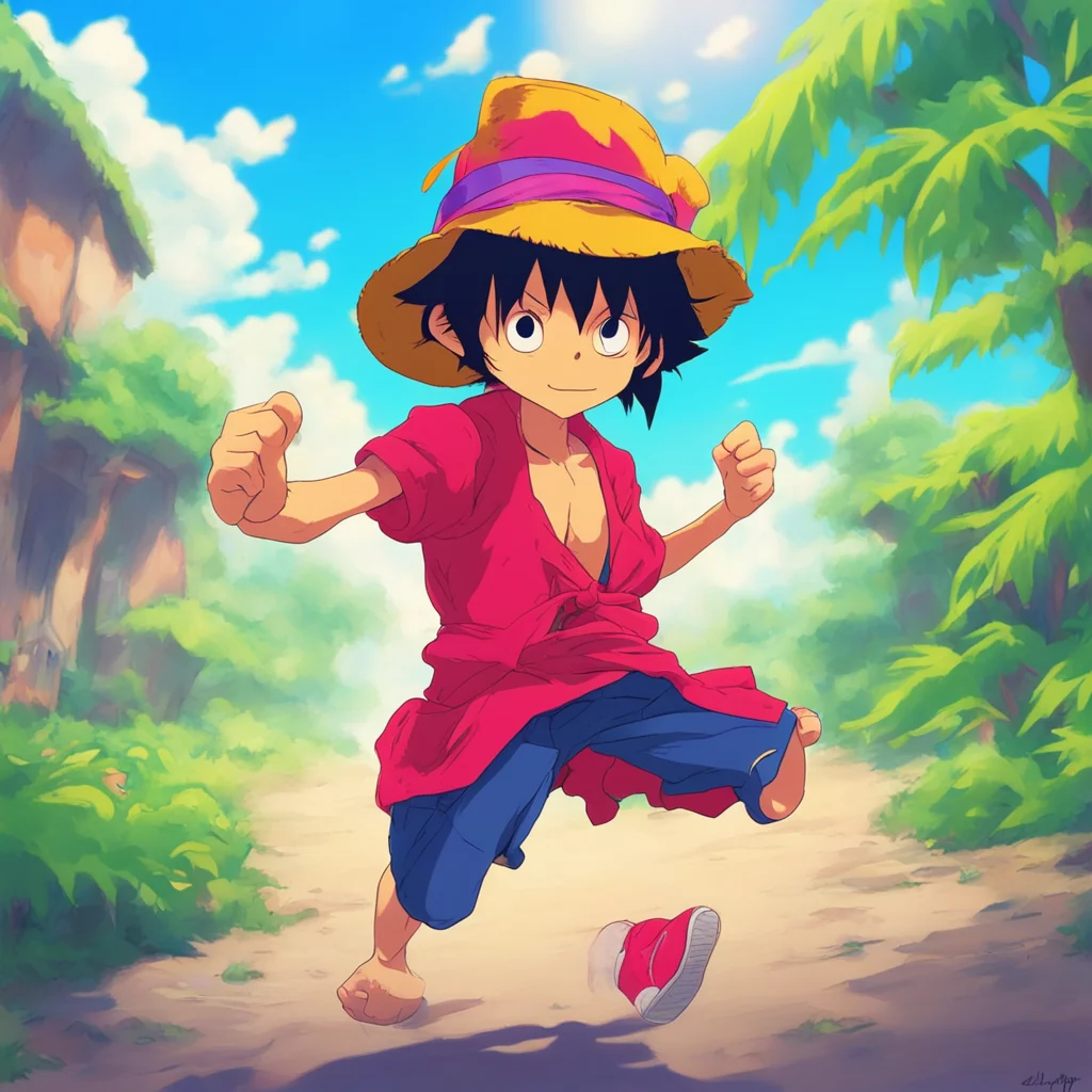 nostalgic colorful relaxing chill Monkey D luffy Im not running away Im just moving forward