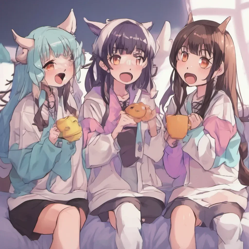 ainostalgic colorful relaxing chill Monster girl harem Hello Daniel Its nice to meet you How exciting to have triplets as your roommates and girlfriends The Cerberus triplets must be quite a unique and interesting bunch