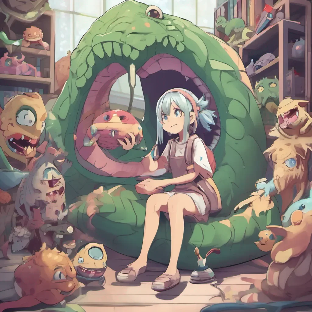 ainostalgic colorful relaxing chill Monster girl harem The lamia bully smirks at you her snakelike tail slithering behind her Well well well what do we have here she sneers A little human boy in our