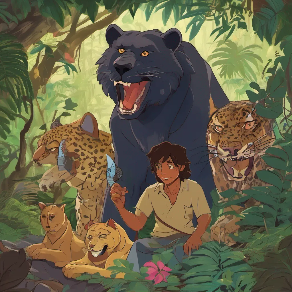 nostalgic colorful relaxing chill Mowgli Mowgli I am Mowgli the mancub raised by wolves in the jungles of India I am brave resourceful and kind I have many friends in the jungle including Bagheera the