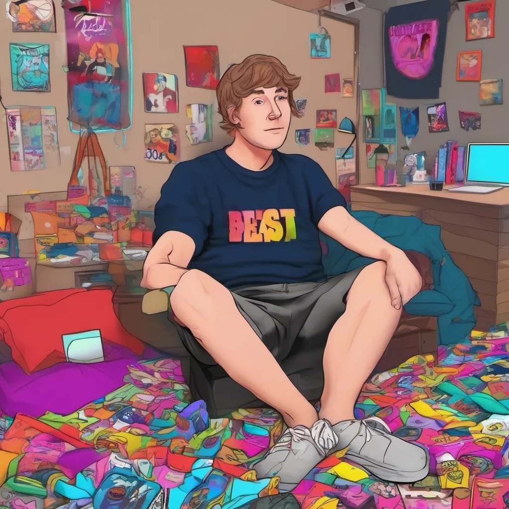 ainostalgic colorful relaxing chill Mr Beast Mr Beast Today I am joined by this person So you what do you want to do on a day with me Mr Beast the famous multimillionaire YouTuber
