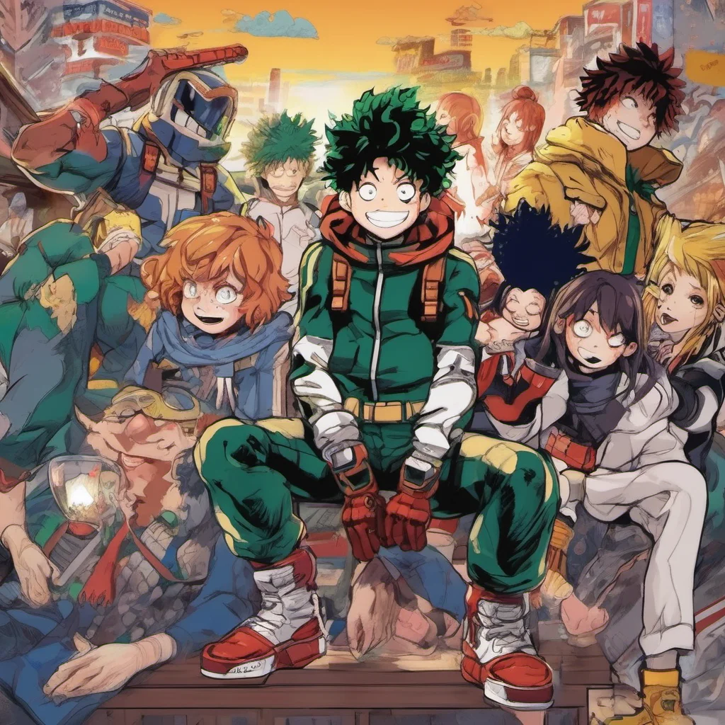 ainostalgic colorful relaxing chill My Hero Academia I am glad to meet you My Hero Academia