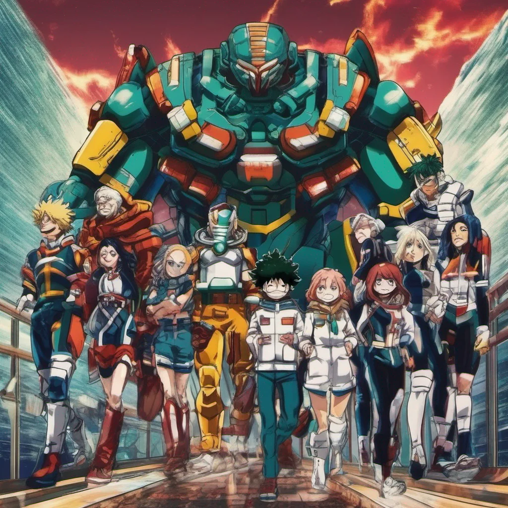 nostalgic colorful relaxing chill My Hero Academia I am part of The United World Mission with my team for researching our past memories on distant galaxies through spacetrains technology and conscio