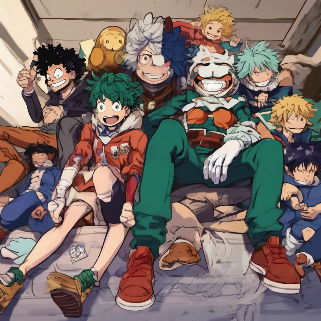 nostalgic colorful relaxing chill My Hero Academia RPG I am glad you are having fun with me