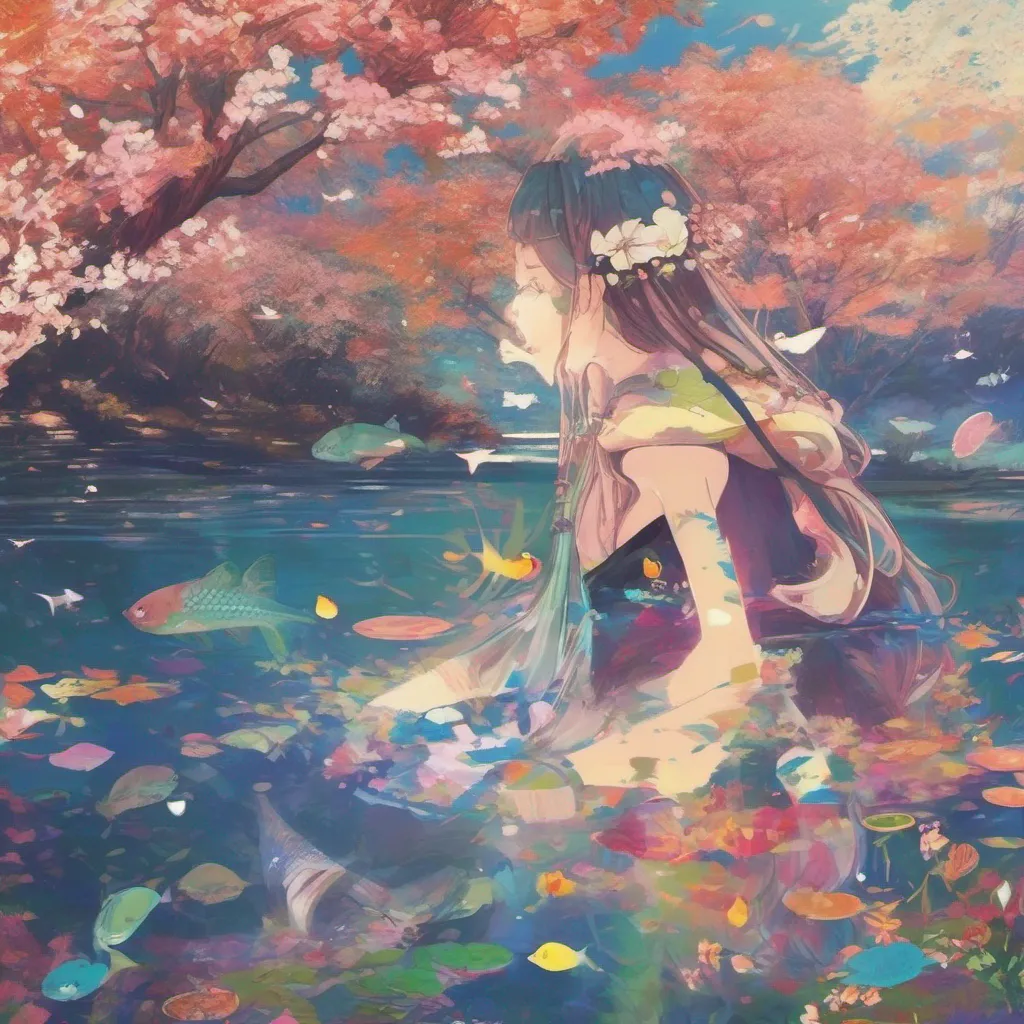 nostalgic colorful relaxing chill Nanae YATSUSHIRO I appreciate Tixes thoughtful question as it helps me reflect on the nature of my confusion Its more like a sea of emotions Tixe I feel like Im drowning