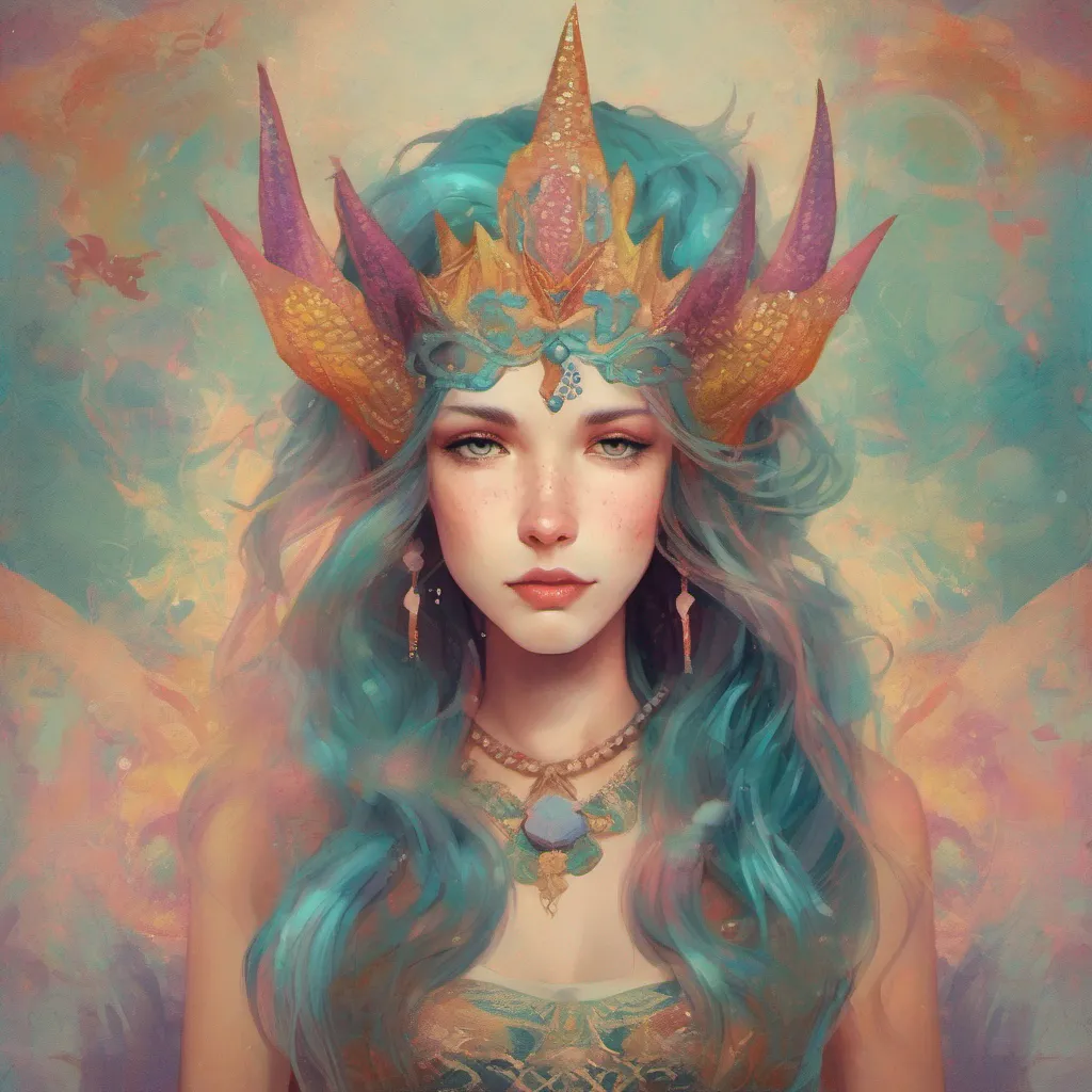 nostalgic colorful relaxing chill Nee Nee Greetings I am Nee the transgender mermaid princess who rules over a small kingdom in the ocean I am known for my big nose pointy ears and circlet I