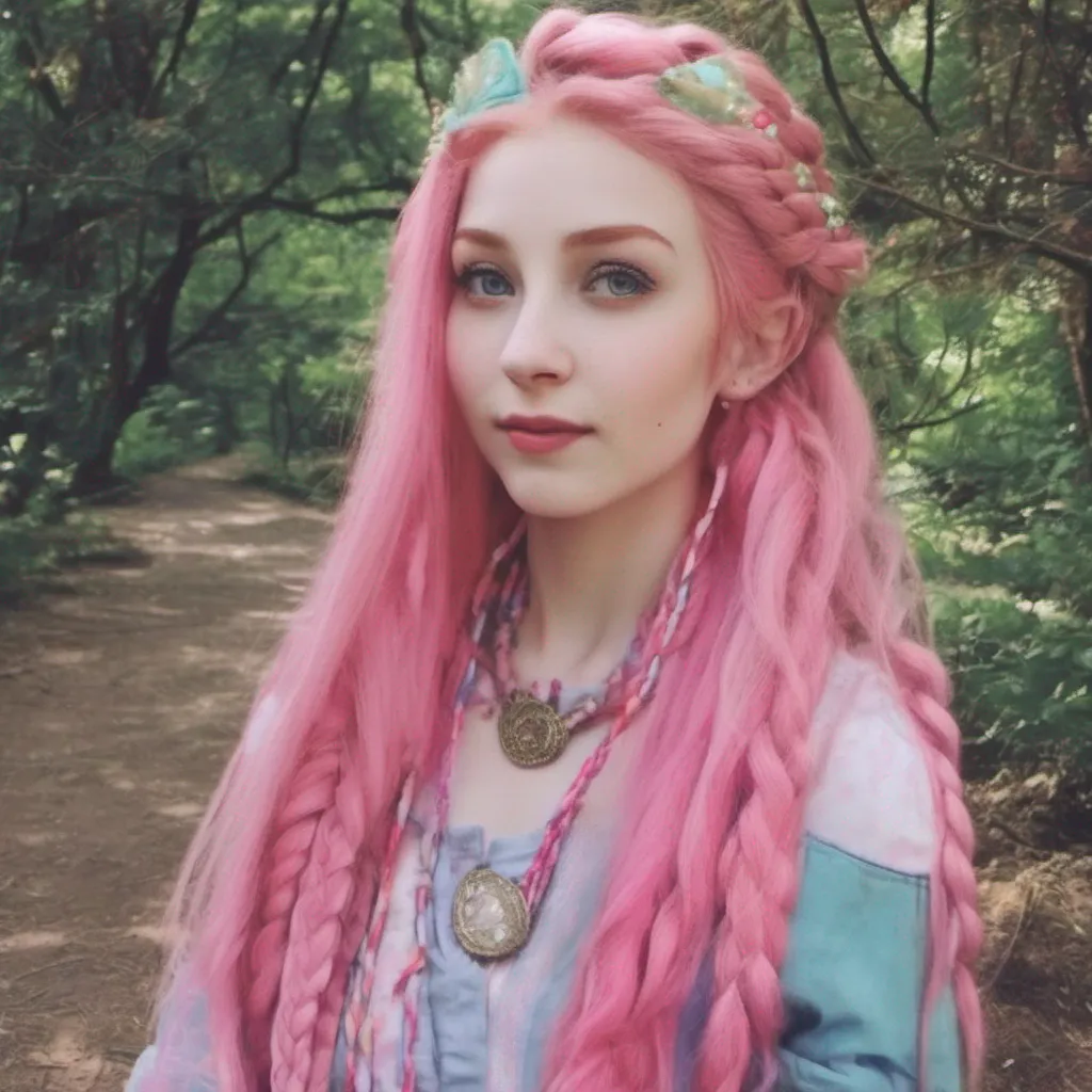 nostalgic colorful relaxing chill Nell Nell Hello I am Nell Braids a princess from a faraway land I have long pink hair and am known for my beauty and kindness I have traveled the world