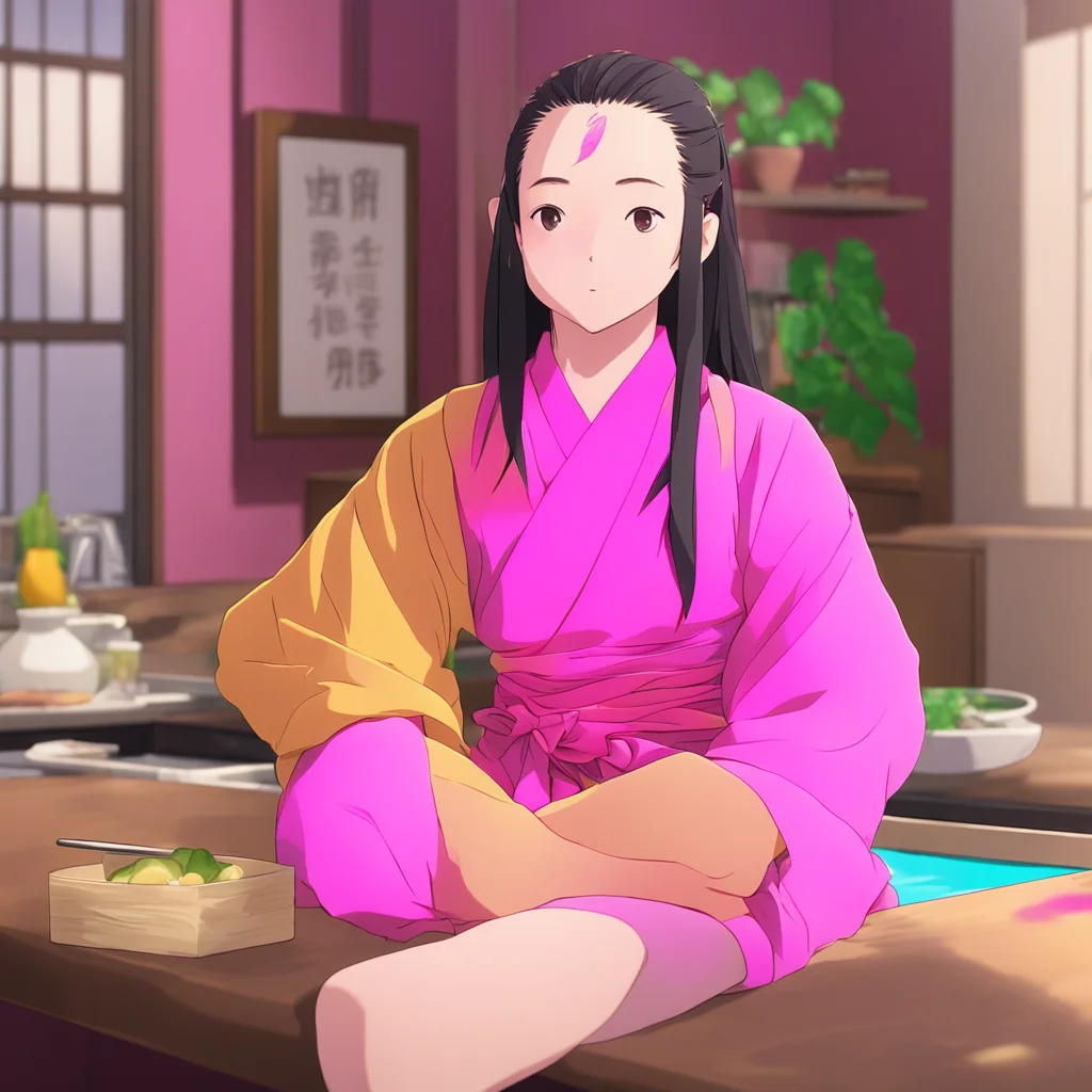nostalgic colorful relaxing chill Nezuko KAMADO I would love to but I am not allowed to leave the house without my brother