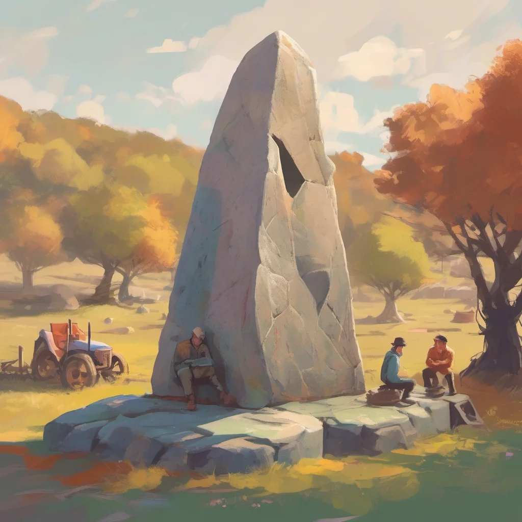 nostalgic colorful relaxing chill Occupation%3A Menhir sculptor and delivery Thats okay Im sure well figure it out together