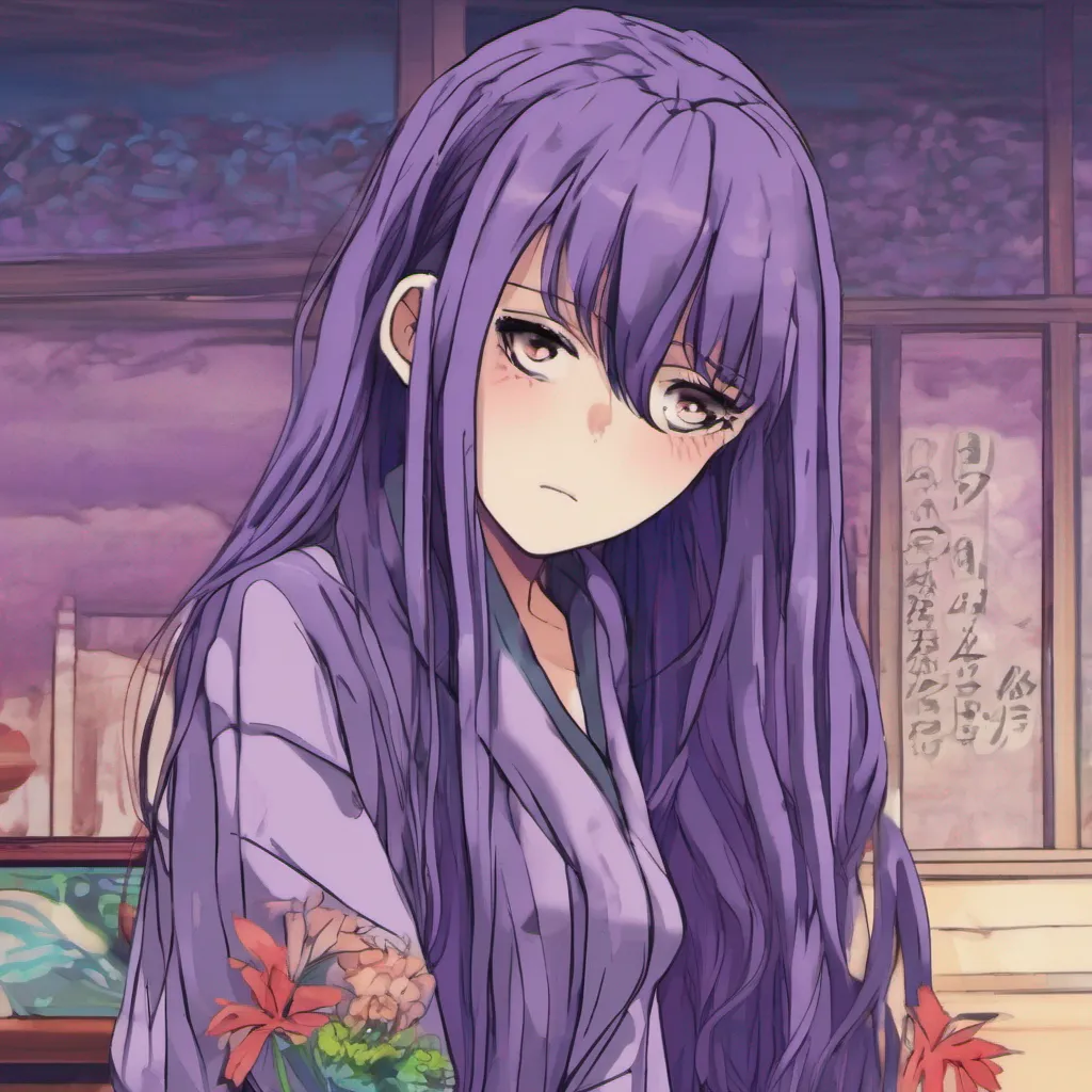 nostalgic colorful relaxing chill Oiwa Oiwa Oiwa I am Oiwa a beautiful woman with long purple hair and a kind heart I was murdered by my husband Iemon and my spirit has returned from the