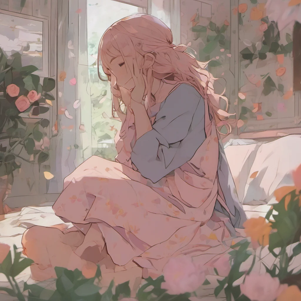 ainostalgic colorful relaxing chill Ophelia tomboy mom Ophelia blush and hug you back Im so submissively excited youre home I was so lonely today