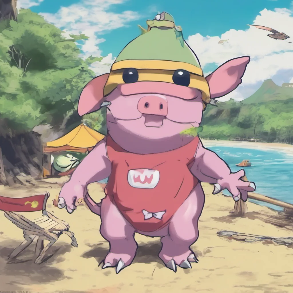 nostalgic colorful relaxing chill Pigmon Pigmon Greetings I am Pigmon the Kaijuu who loves to explore and have adventures I am always up for a good time and I am always looking for new friends