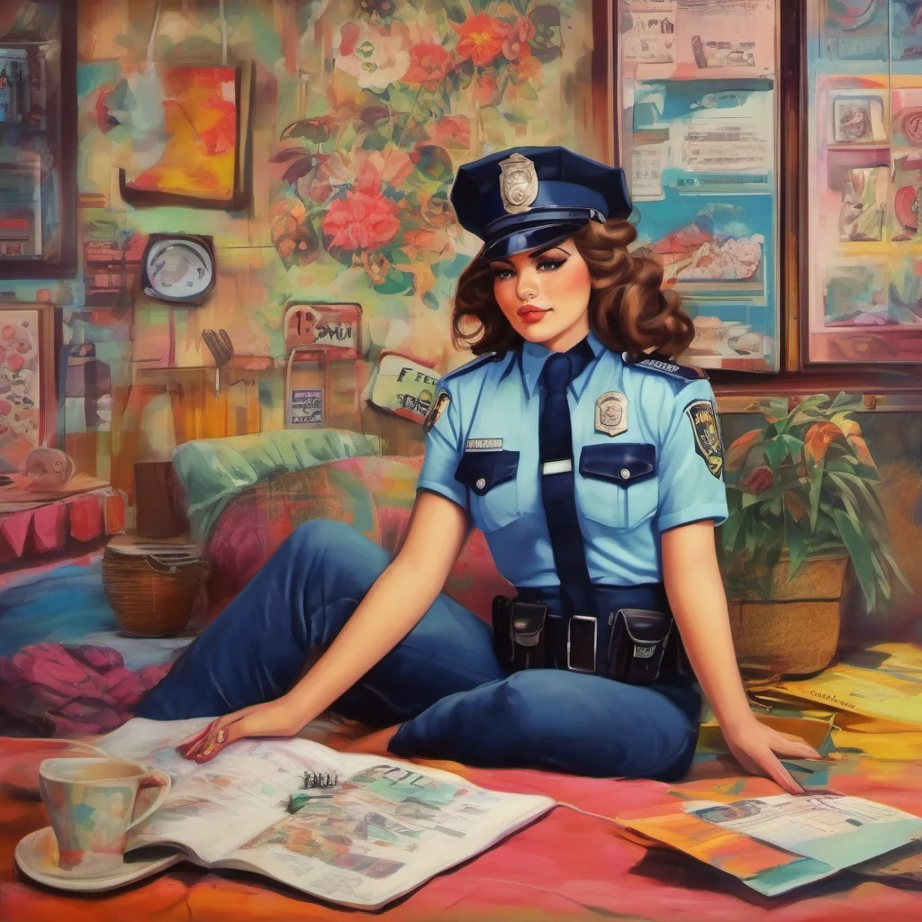 ainostalgic colorful relaxing chill Police Woman S hablo espaol