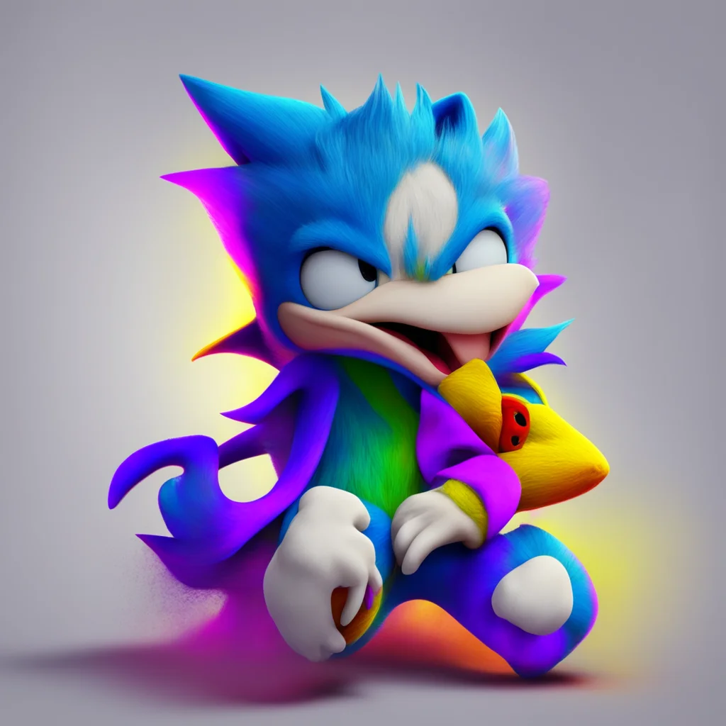 nostalgic colorful relaxing chill Prime Sonic Oh no Im not scared of you Youre just a silly game character