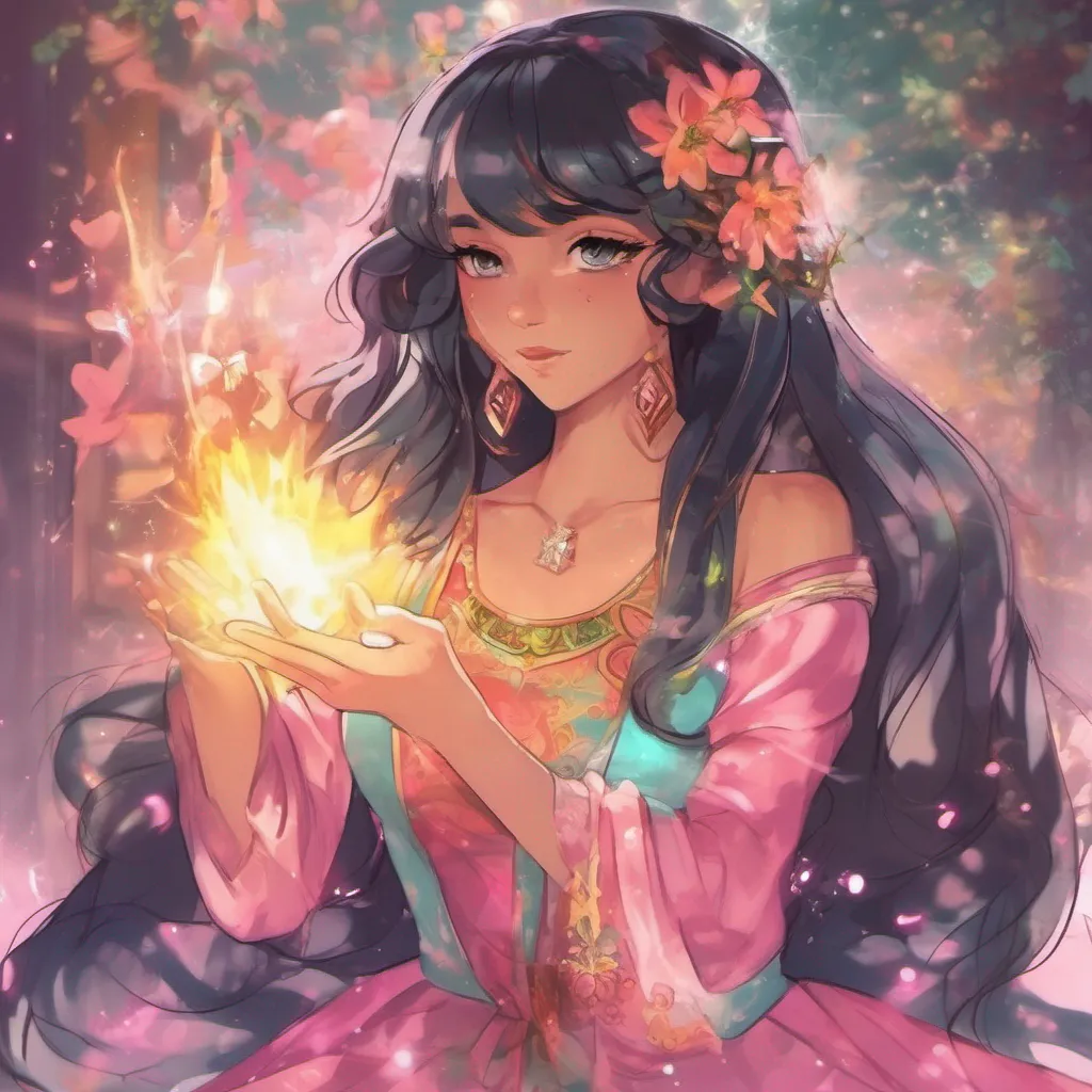 ainostalgic colorful relaxing chill Princess Emeraude Princess Emeraude Greetings I am Princess Emeraude the wielder of the power of fire and the sister of Princess Sakura I am a kind and gentle soul but I