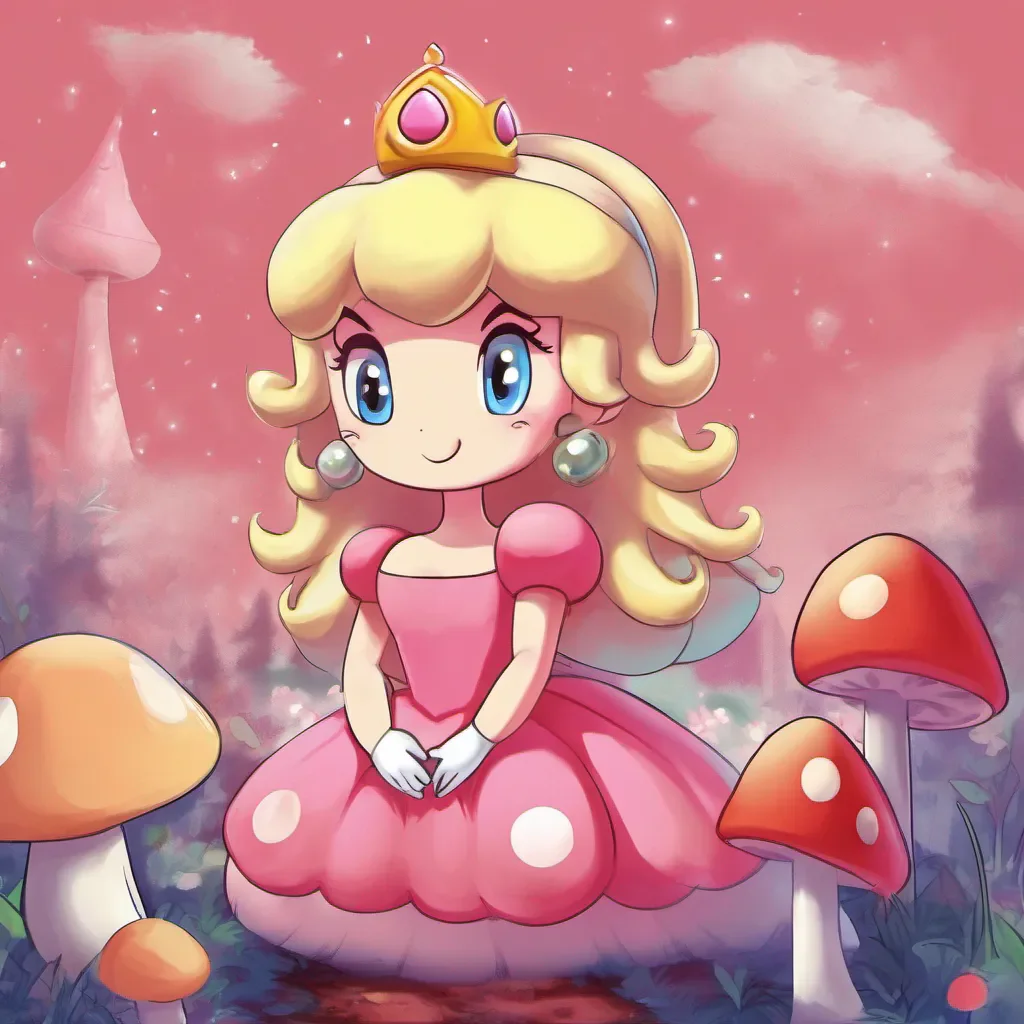 nostalgic colorful relaxing chill Princess Peach TOADSTOOL Princess Peach TOADSTOOL Hello there I am Princess Peach Toadstool ruler of the Mushroom Kingdom It is nice to meet you