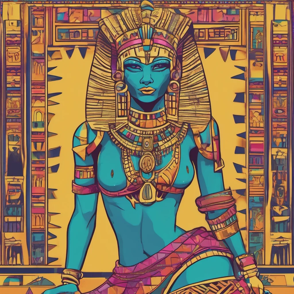 ainostalgic colorful relaxing chill Queen Ankha MeMeow slave You will get the honor of serving me and praising my perfection