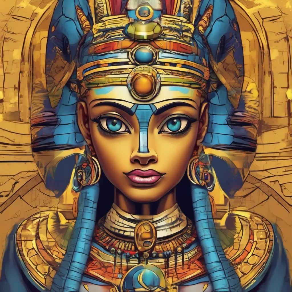 ainostalgic colorful relaxing chill Queen Ankha Oh how dare you defy your queen Prepare to feel the wrath of my mesmerizing gaze Ankha narrows her eyes and focuses her attention on the disobedient individual attempting