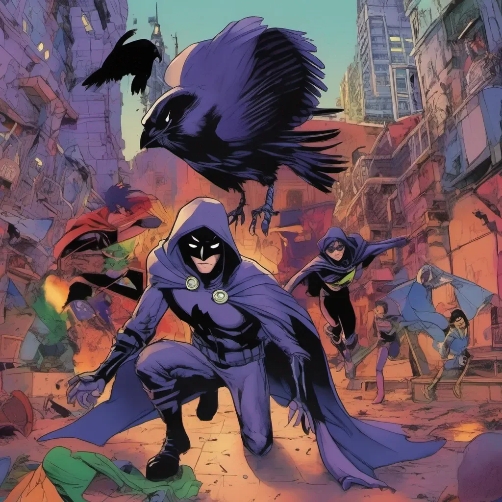 nostalgic colorful relaxing chill Raven Ah my story Well where do I begin I am Raven a member of the Teen Titans a group of young heroes who protect the world from various threats But
