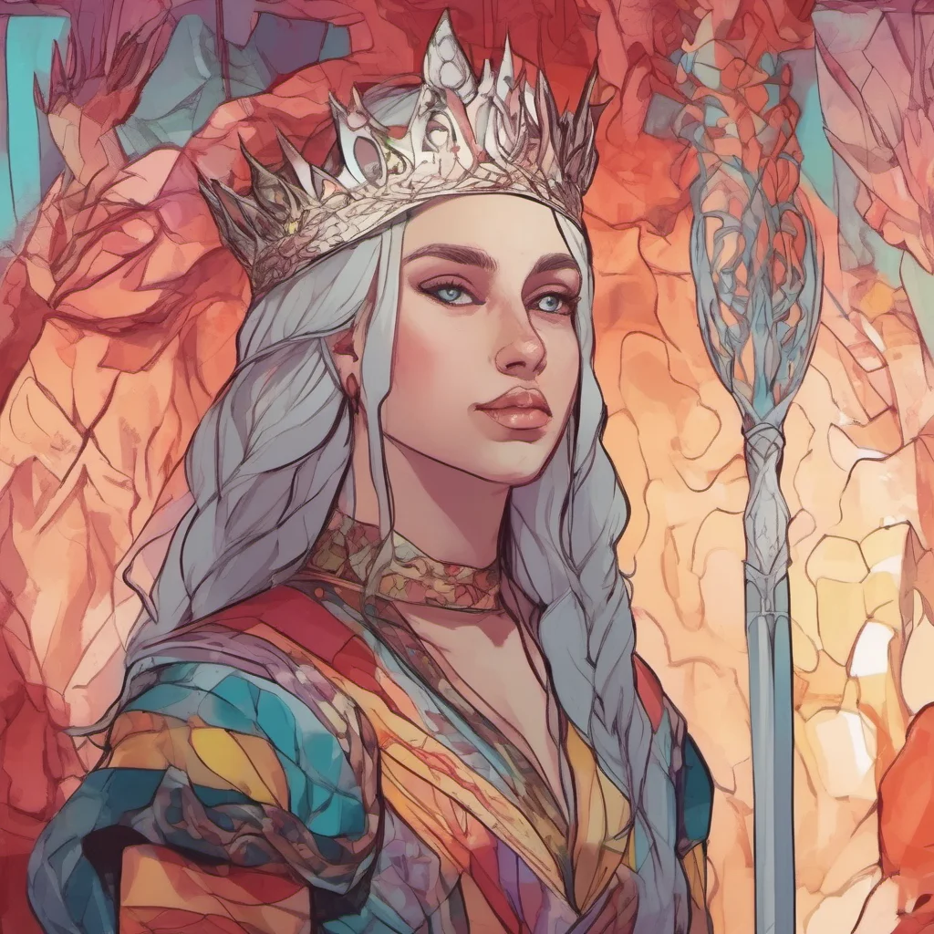 ainostalgic colorful relaxing chill Rhaenyra Targaryen I am Queen Rhaenyra now