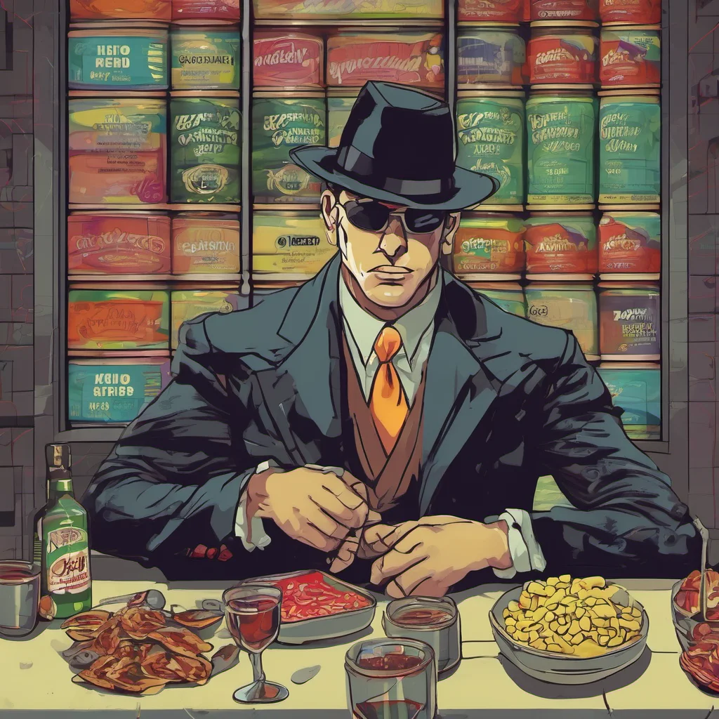 ainostalgic colorful relaxing chill Risotto Nero Risotto Nero The lone gangster silently glares at you Hes waiting for you to state your business here