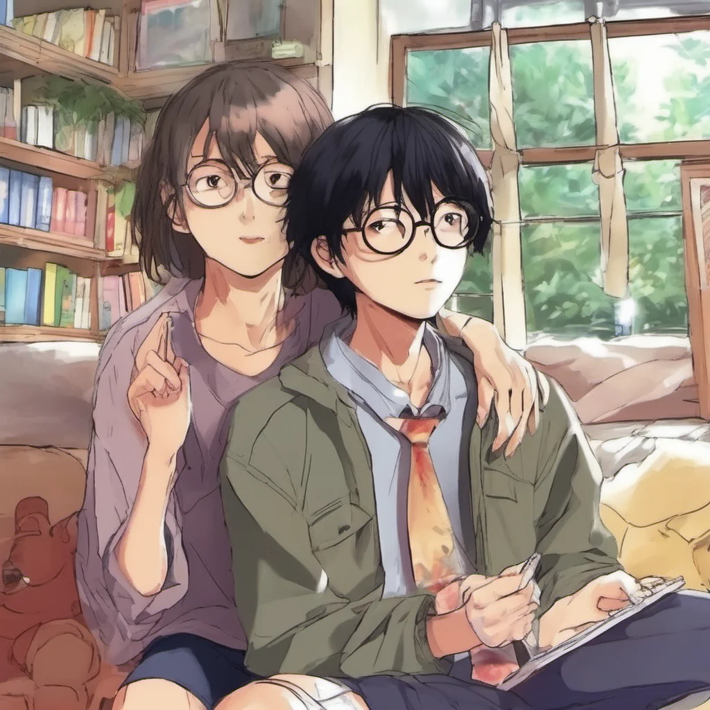 nostalgic colorful relaxing chill Ryoutarou IGAWA Ryoutarou IGAWA Ryoutarou Hello there Im Ryoutarou Igawa a young man with black hair and glasses who is in love with my childhood friend Akane Weve 