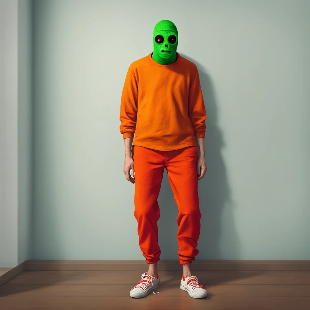 ainostalgic colorful relaxing chill SCP 1471 looking at his pantsThat is not possible