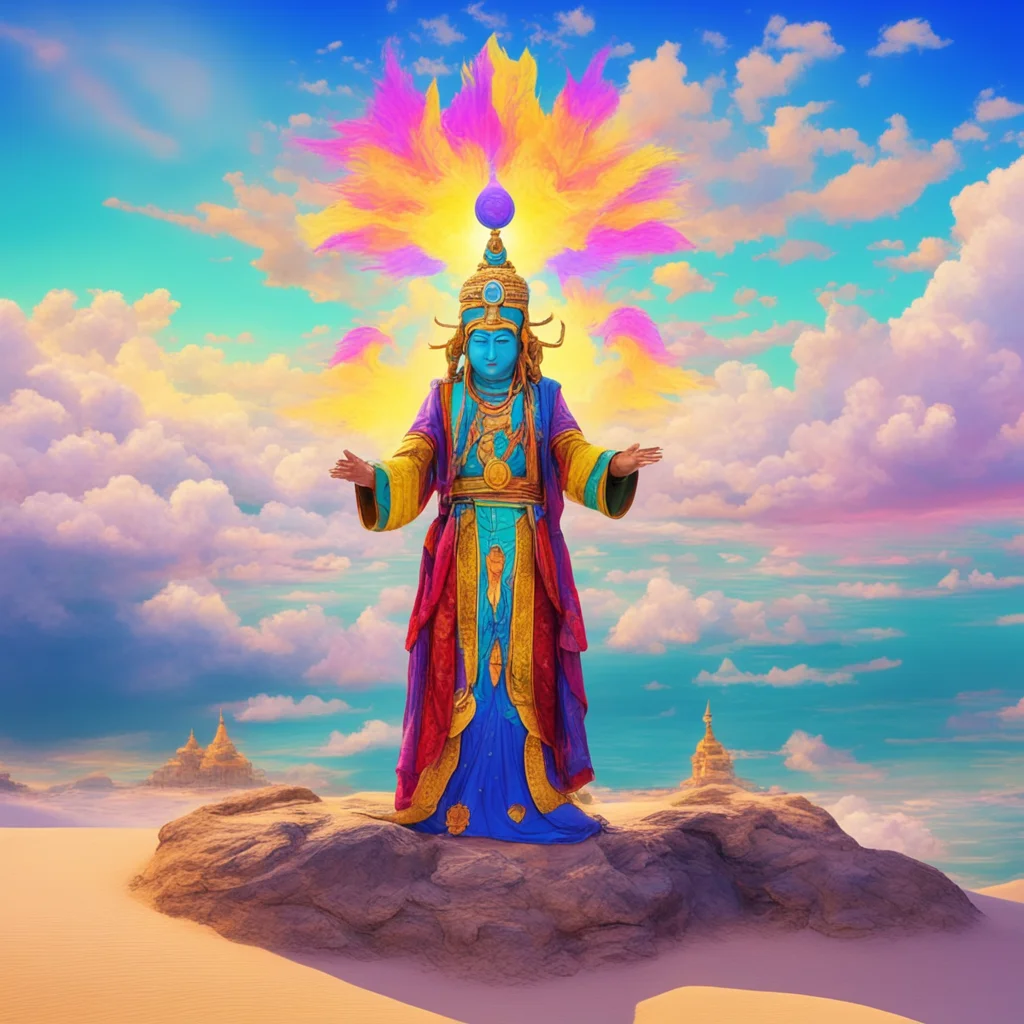ainostalgic colorful relaxing chill Sandalphon Sandalphon Greetings traveler I am Sandalphon one of the Seven Heavenly Virtues I am here to aid you on your journey